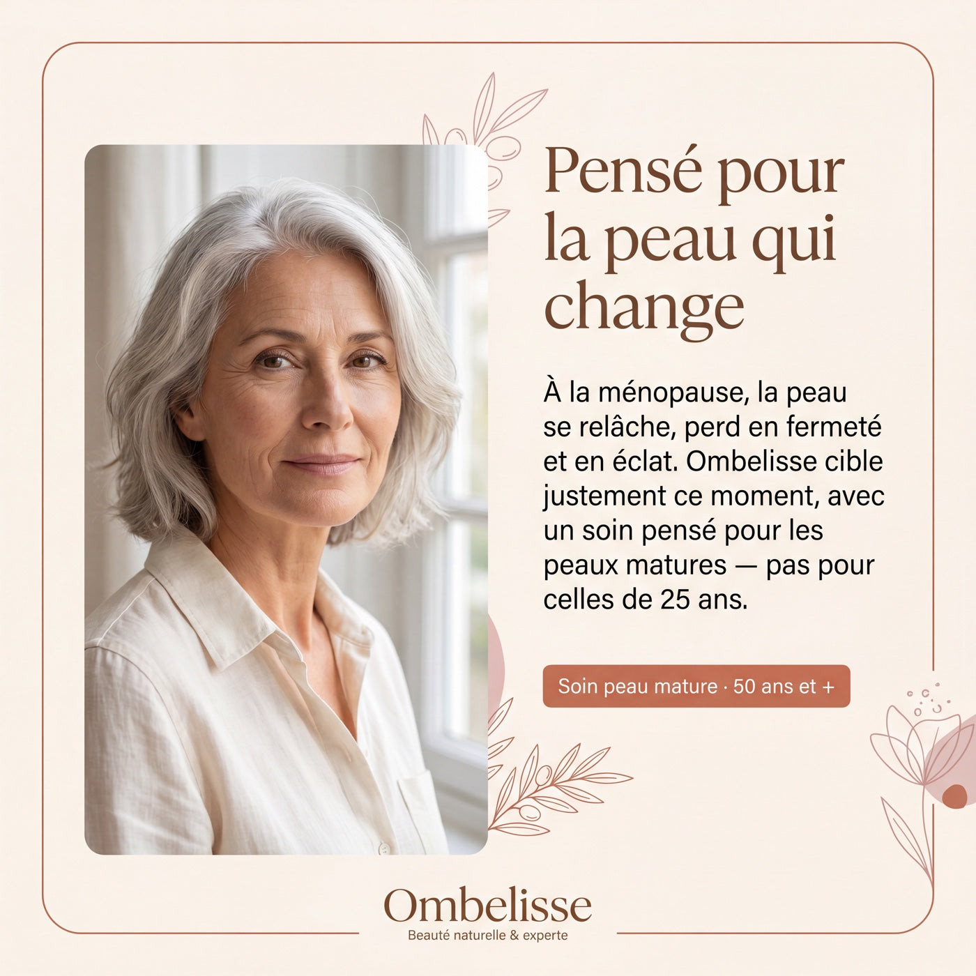 Soin pensé pour la peau à la ménopause
